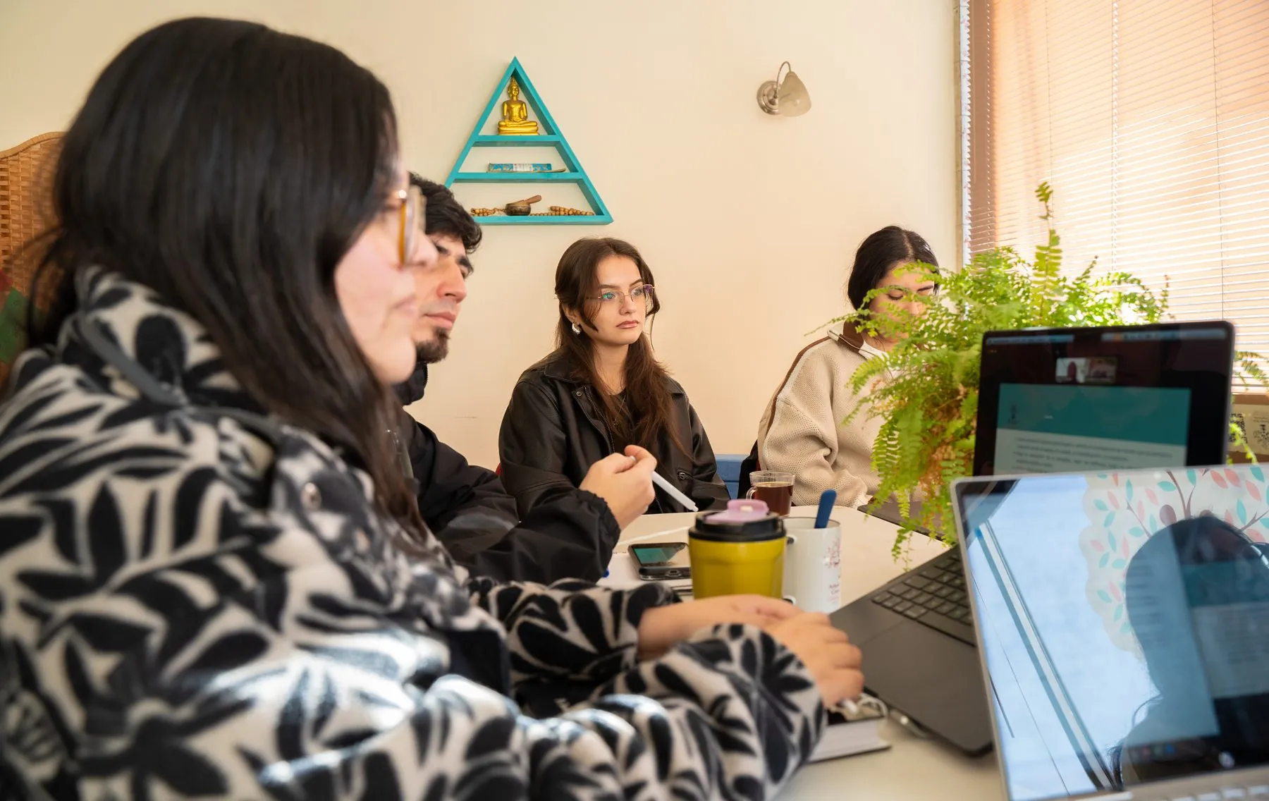 Participantes en una instancia de formación y trabajo colaborativo de Arboleda